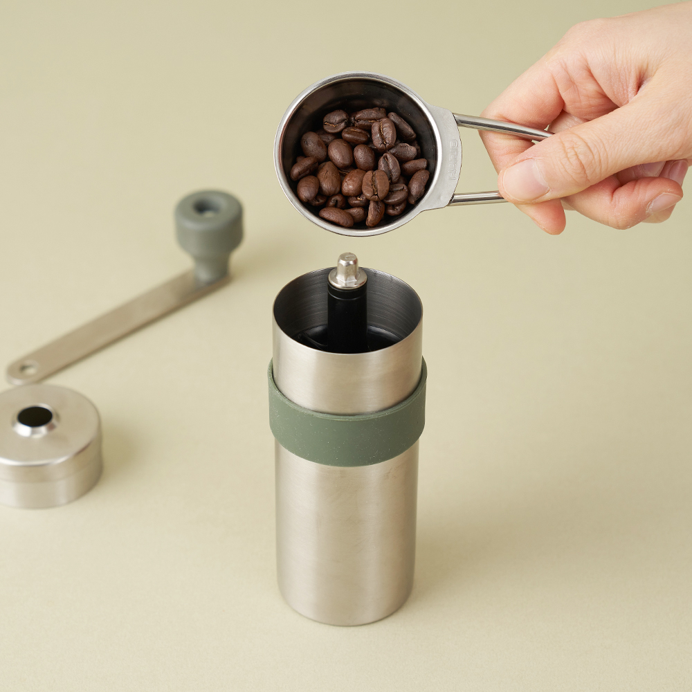 하리오 V60 메탈 커피 밀 O-VMM-1-HSV