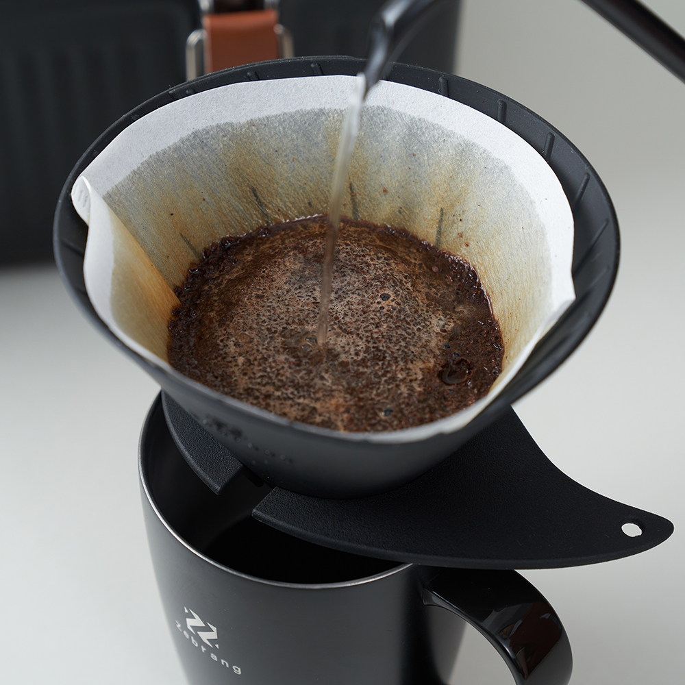 하리오 V60 플랫 드리퍼 제브랑 ZB-VDFP-02B