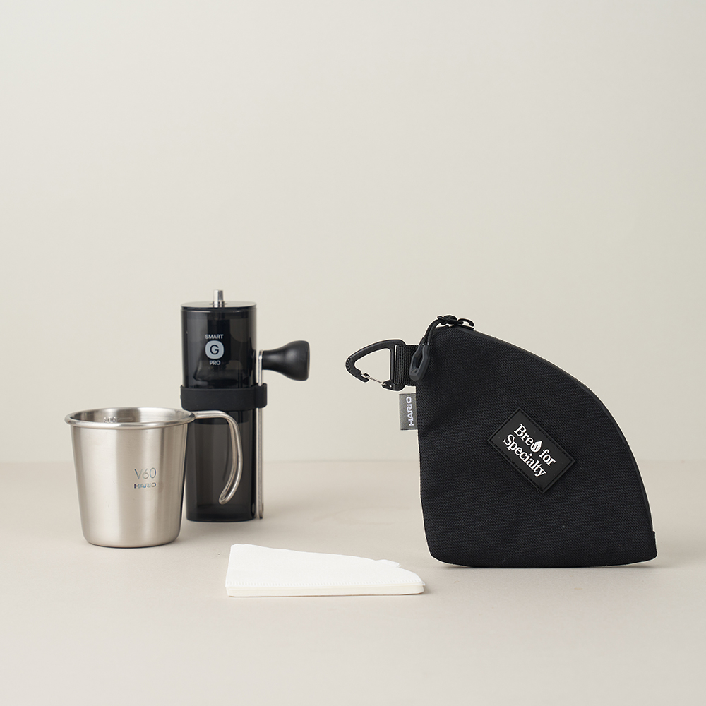 하리오 V60 커피 필터 케이스 - 블랙 VCFC-02-B-K