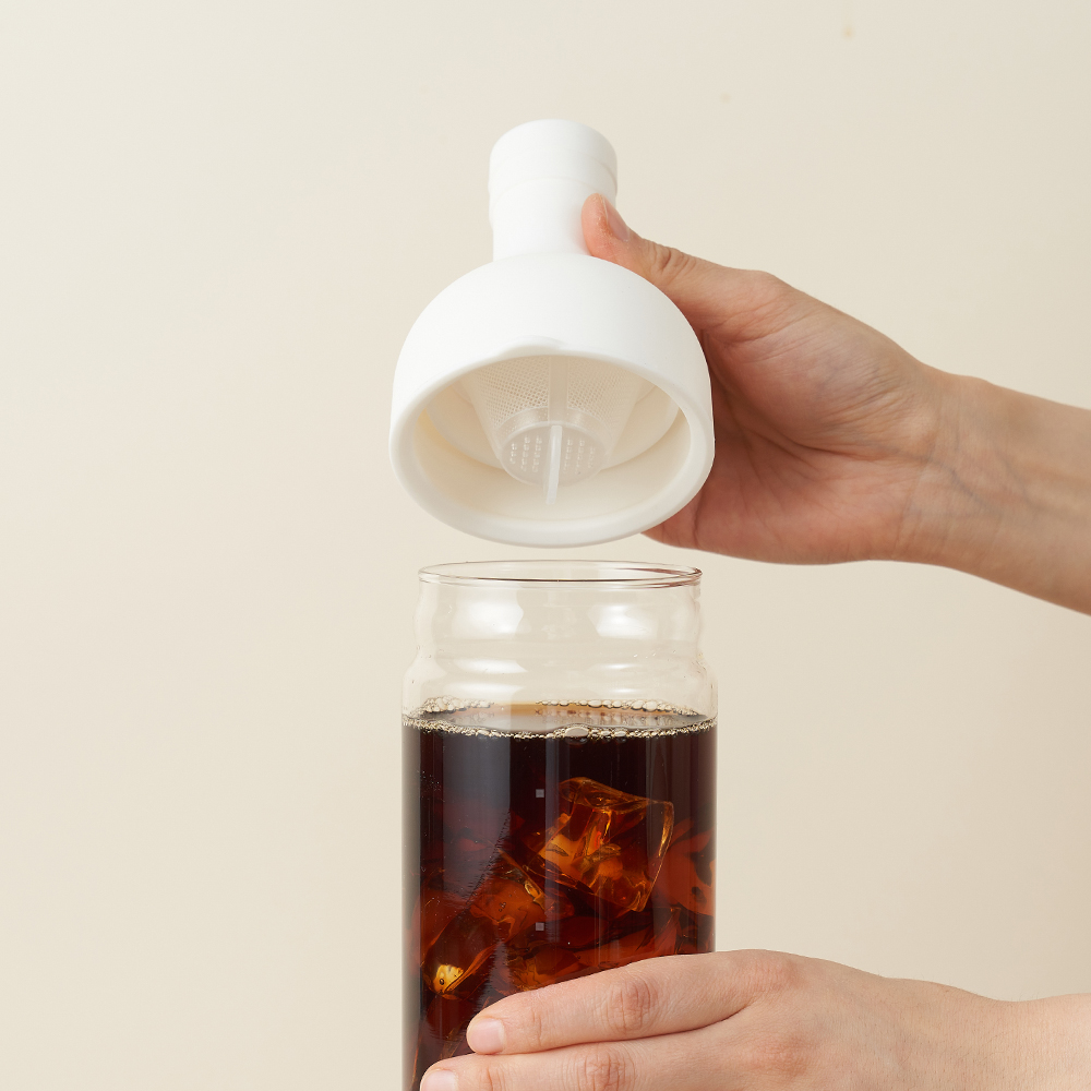 하리오 필터 인 보틀 750ml 화이트