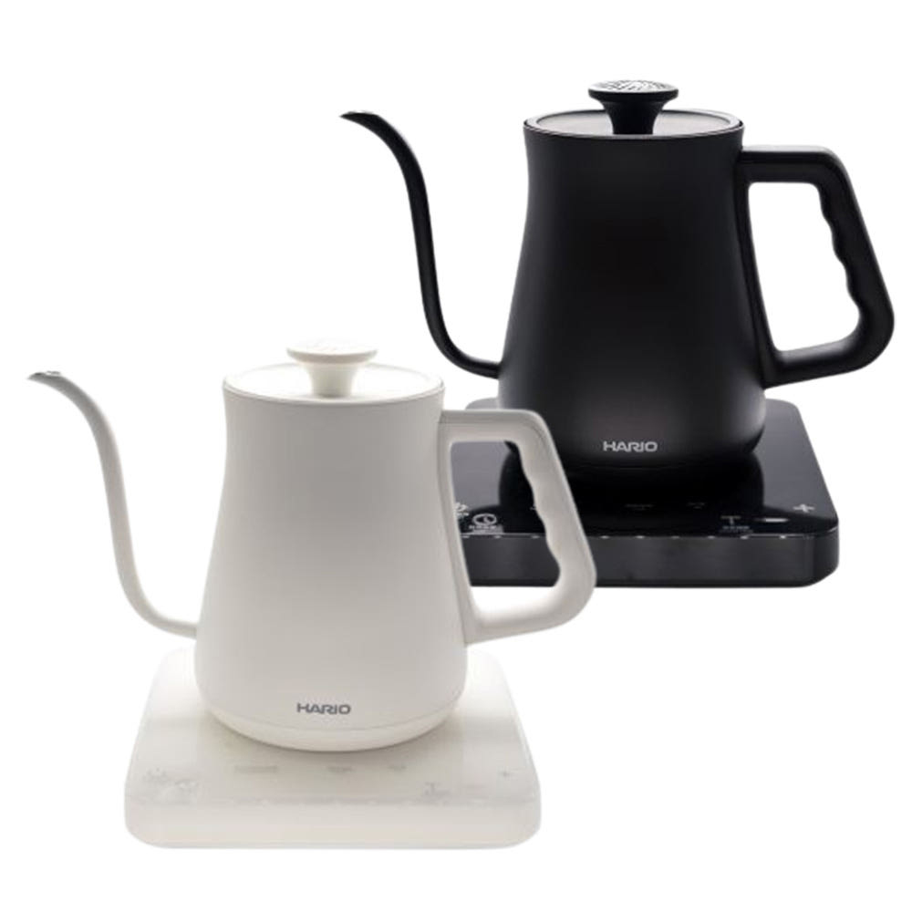 하리오 알파 온도조절 전기주전자 - 화이트