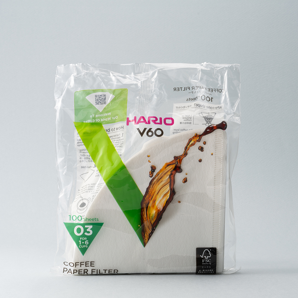 하리오 필터 VCF03 화이트 100매 1-6인용