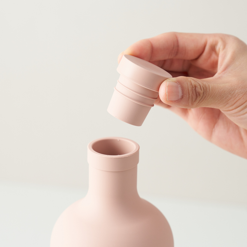 하리오 필터 인 보틀 750ml 스모키 핑크