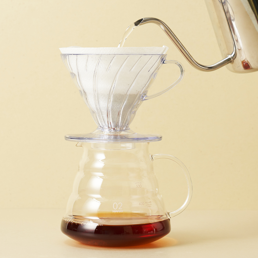 하리오 V60 웨이브 드리퍼 02T 1-4인용