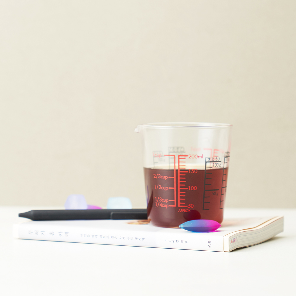 하리오 유리 계량컵 200ml CMJ-200