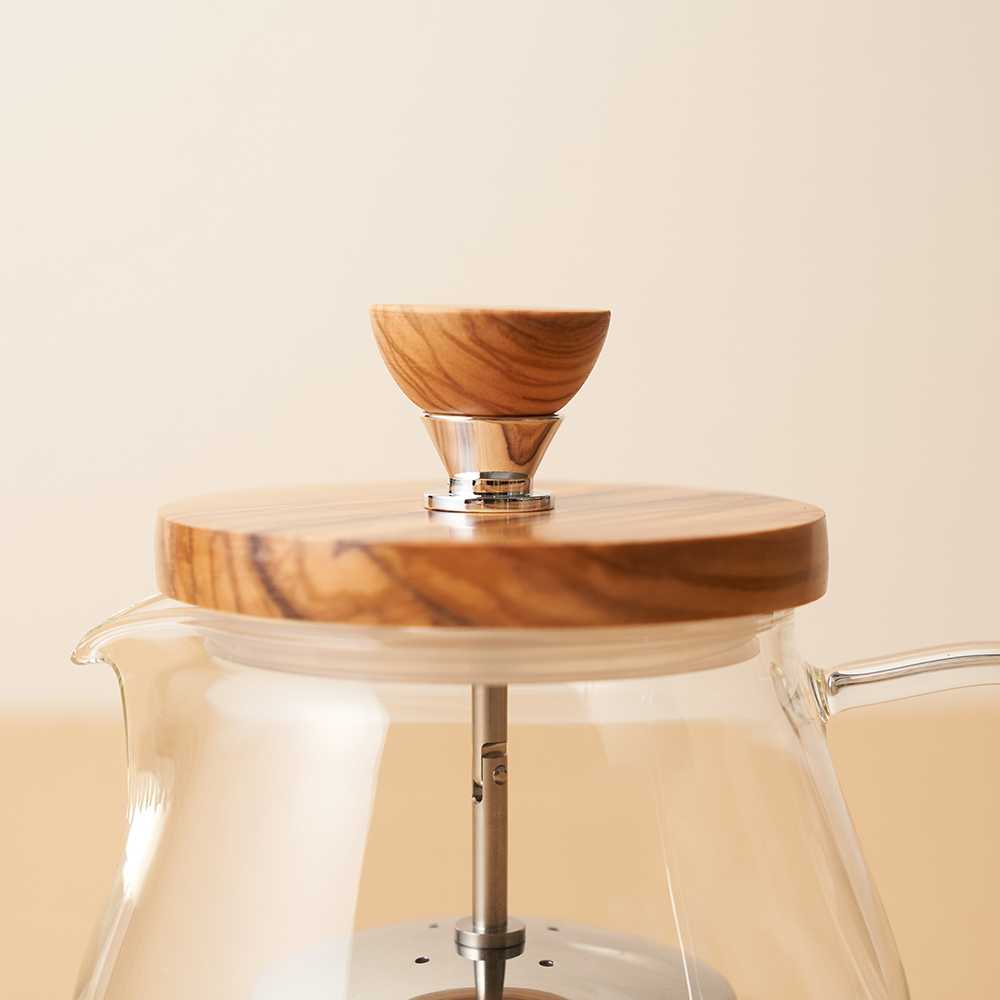 하리오 티오르 올리브우드 티팟 450ml TEO-45-OV
