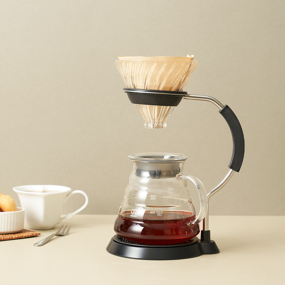 하리오 V60 암스탠드 유리 드리퍼 세트 VAS-8006-G