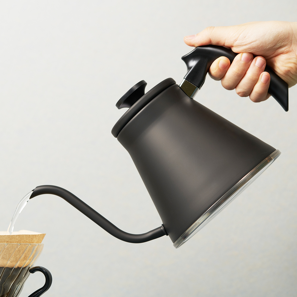 하리오 V60 드립 주전자 핏 매트블랙 1.2L
