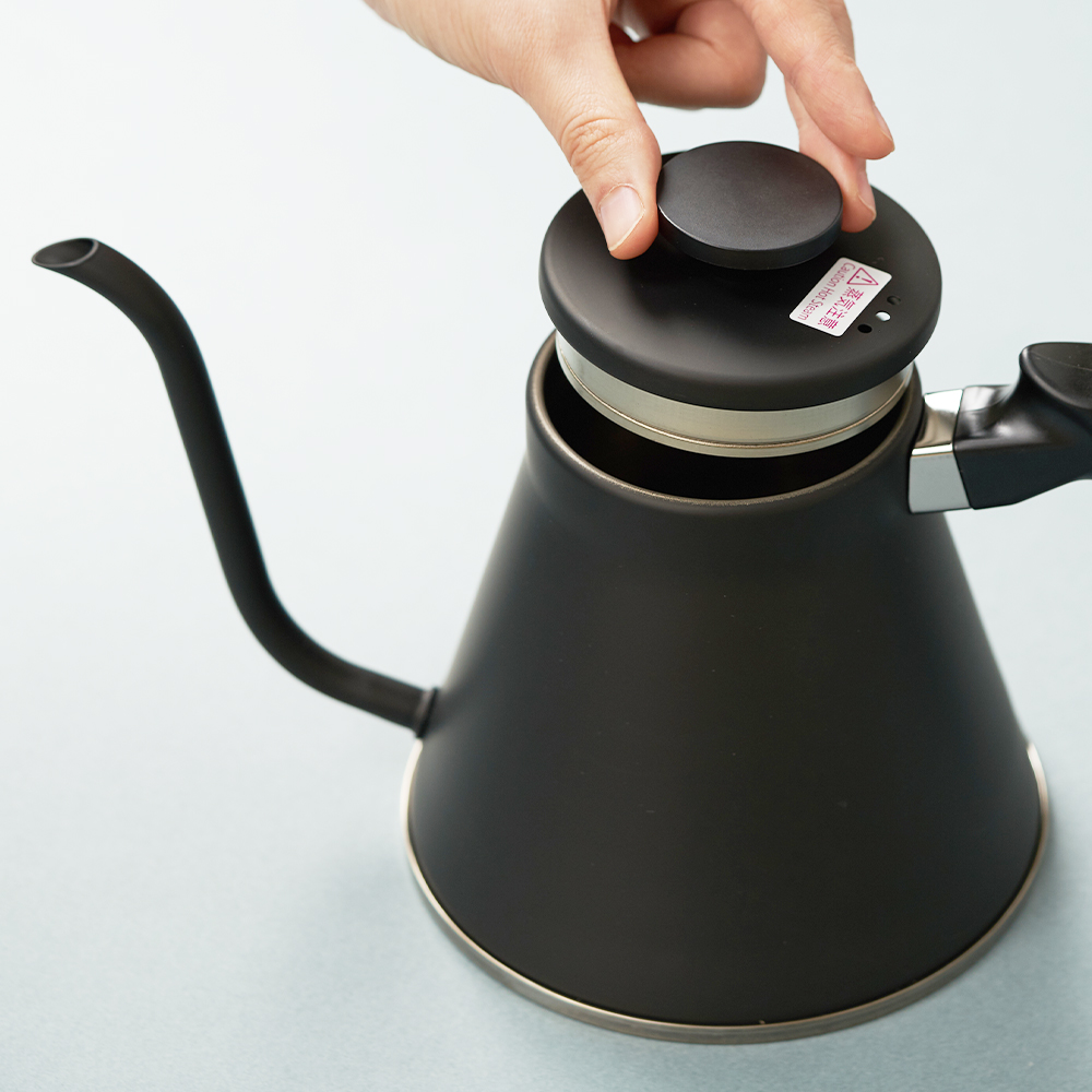 하리오 V60 드립 주전자 핏 매트블랙 1.2L