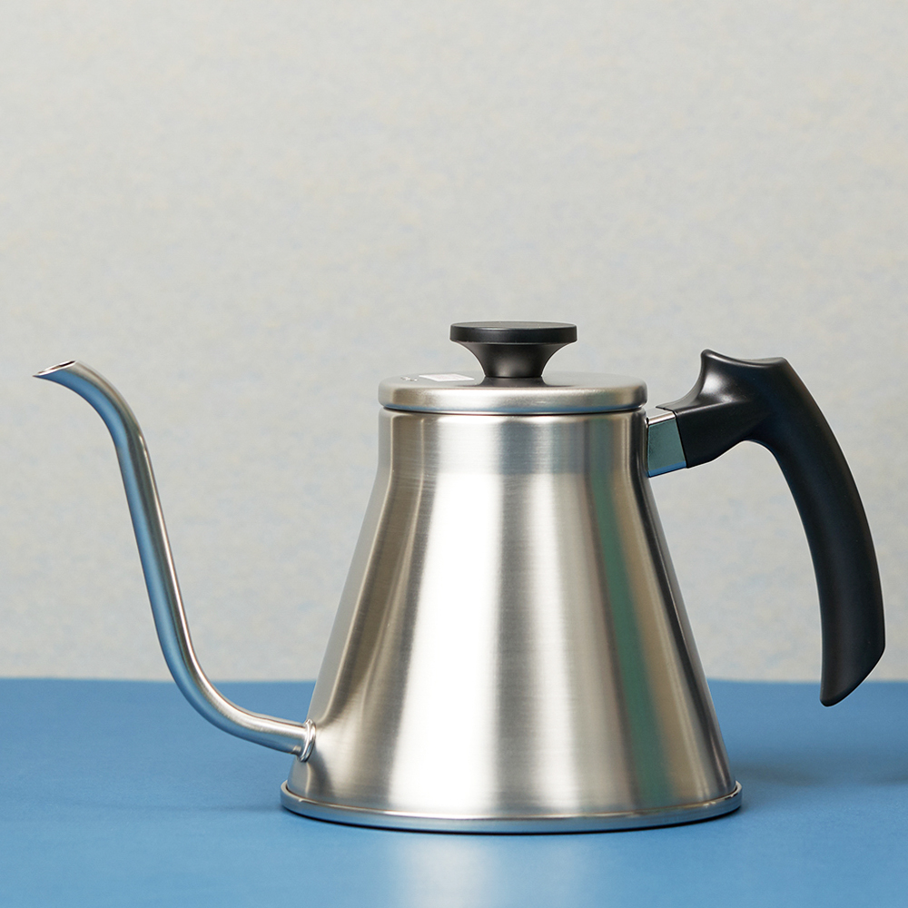 하리오 V60 드립 주전자 핏 실버 1.2L