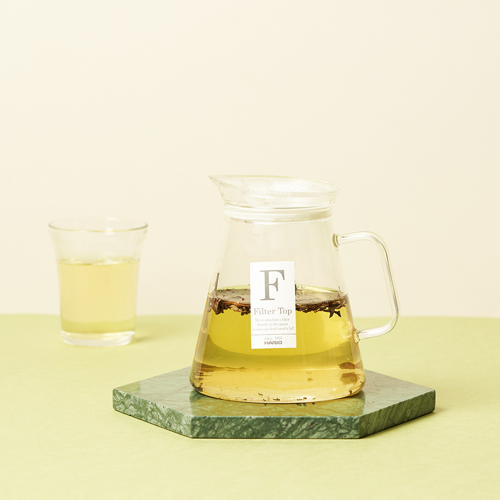 하리오 뚜껑없는 티포트 클리어 450ml FNC-45-T
