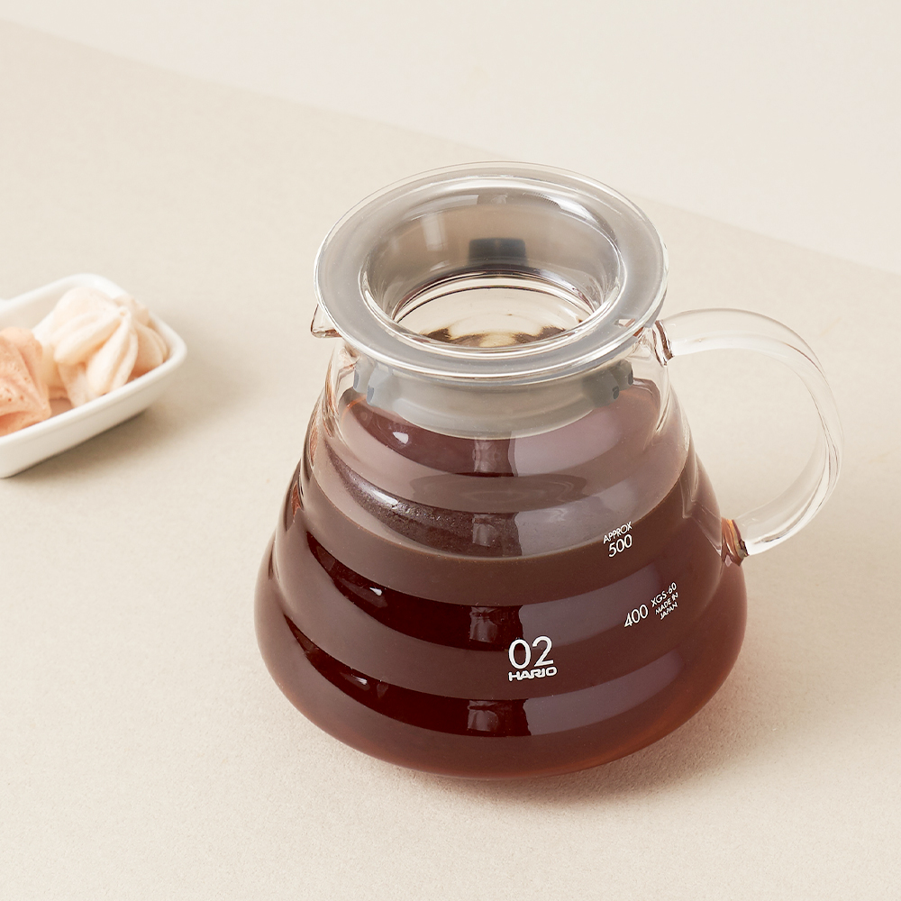 하리오 클리어 렌지 서버 600ml XGS-INT-02TB