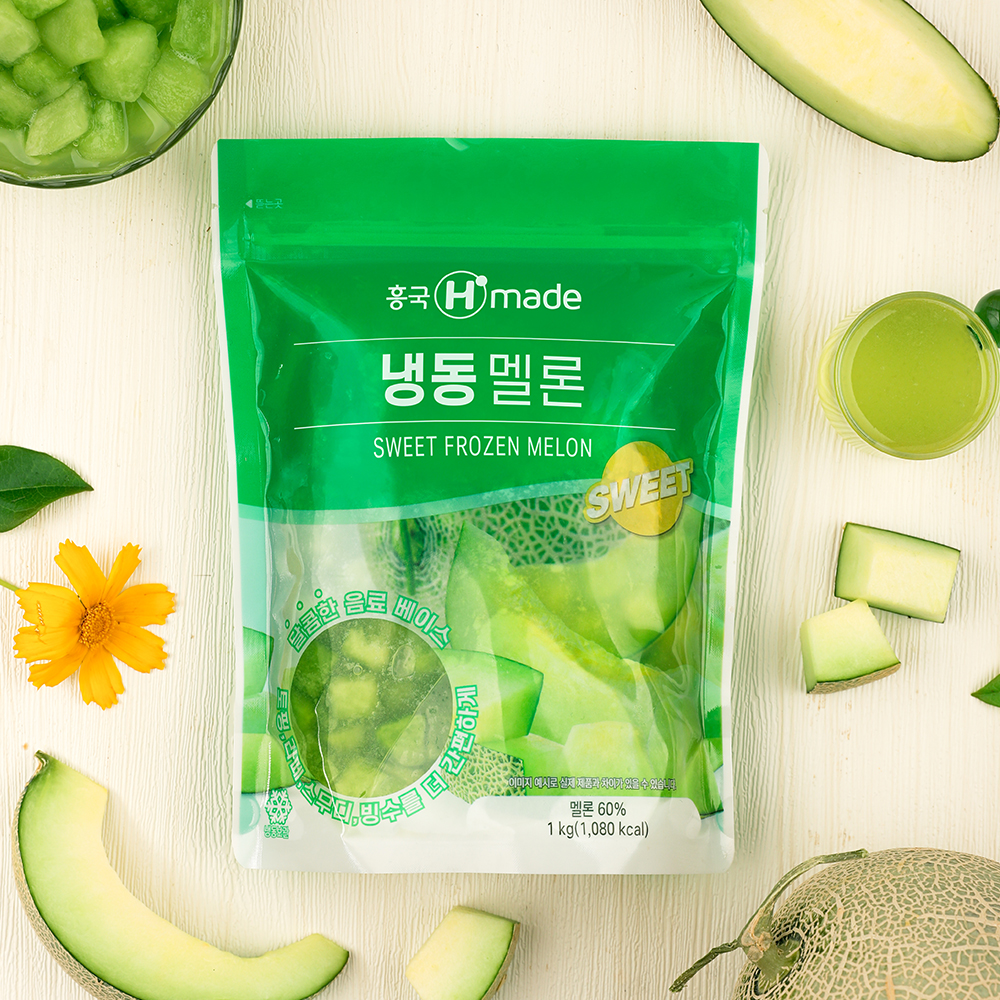 흥국에프엔비 냉동멜론 SWEET 1kg x 3