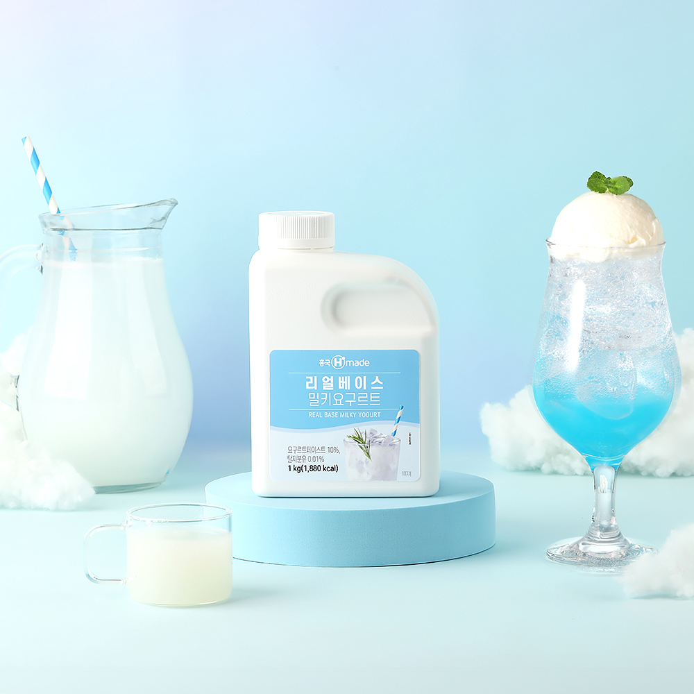 흥국에프엔비 리얼베이스 밀키요구르트 1kg x2개