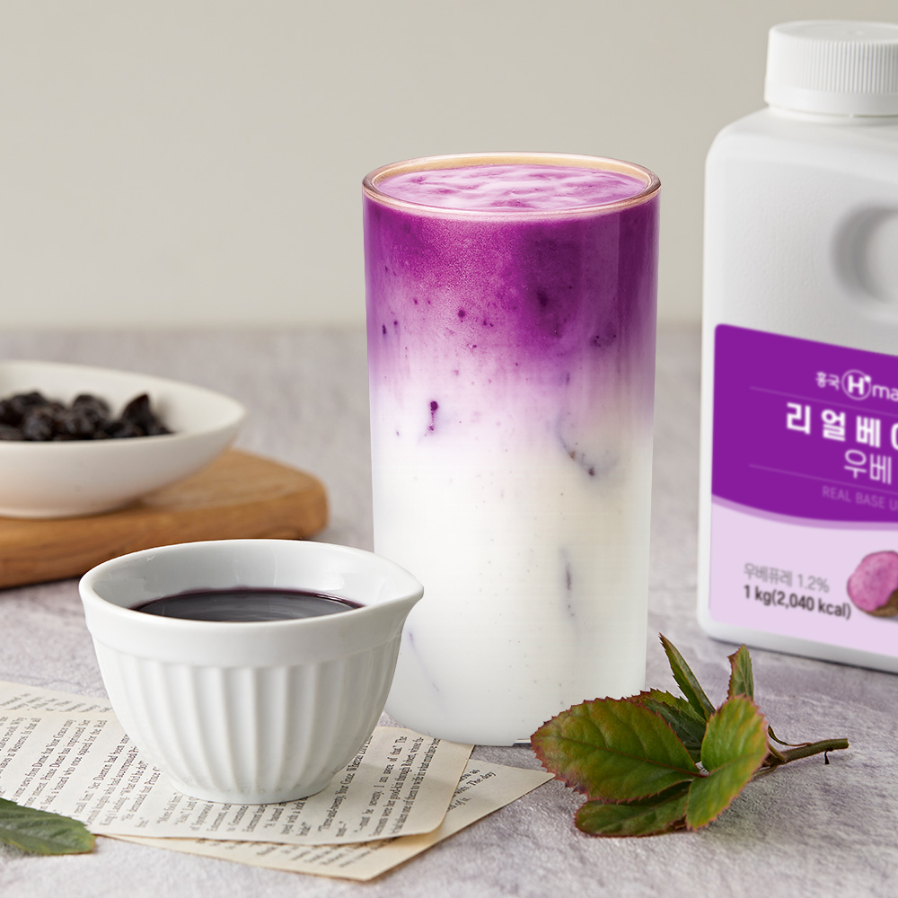 흥국에프엔비 리얼베이스 우베 1kg x 2개