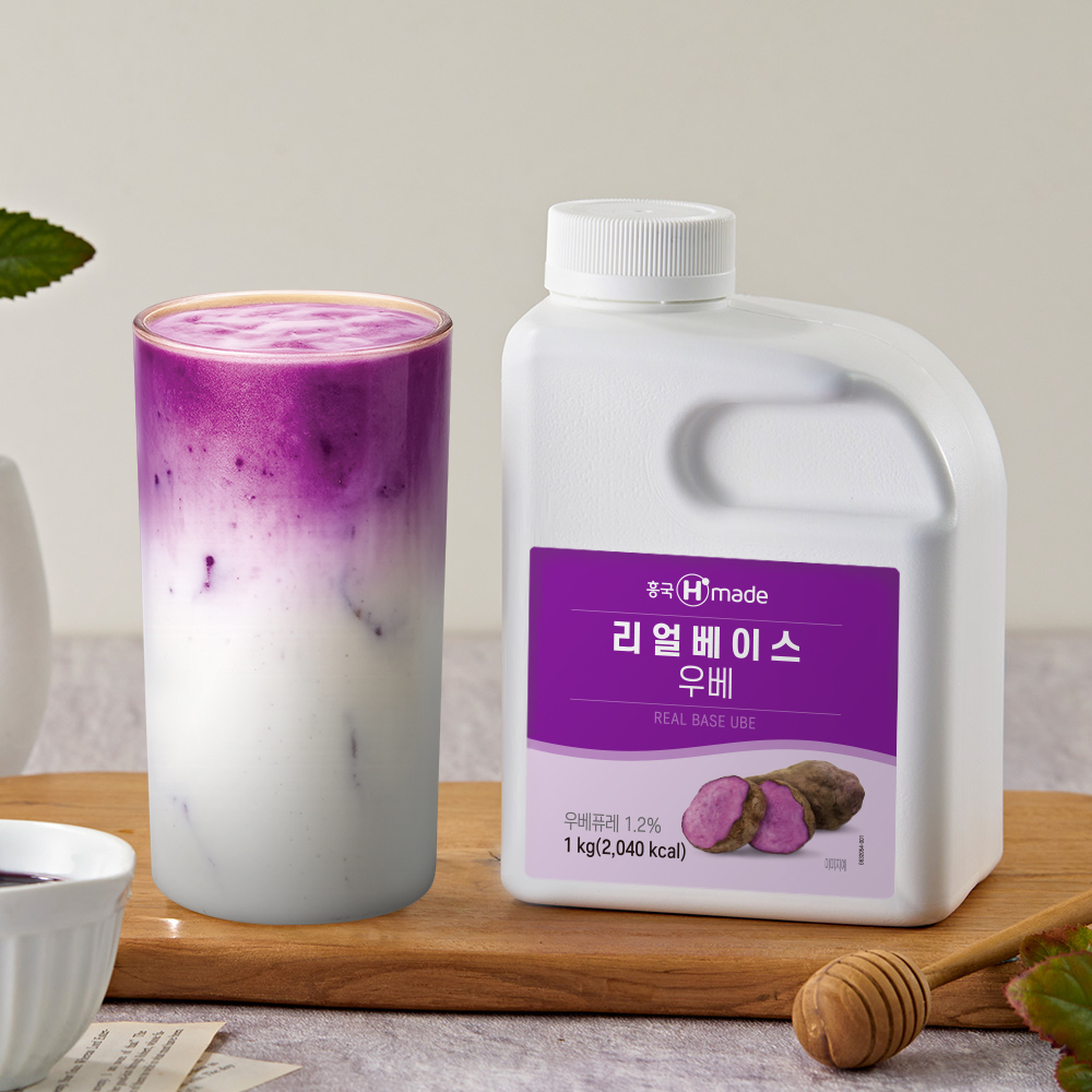흥국에프엔비 리얼베이스 우베 1kg x 2개