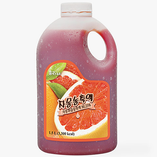 흥국에프엔비 자몽 농축액 1.5L X 2