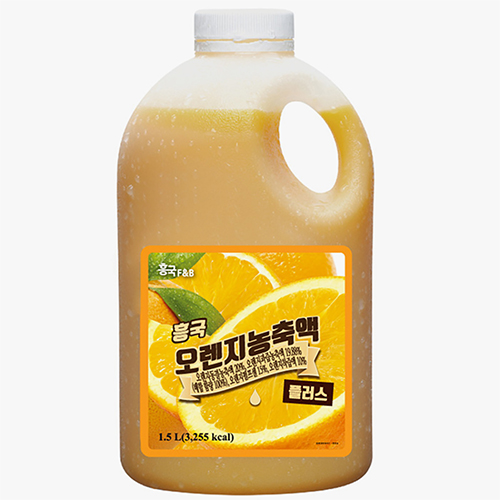 흥국에프엔비 오렌지 농축액 1.5L X 2