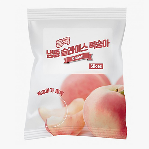 흥국에프엔비 냉동 슬라이스 복숭아 1kg x 3