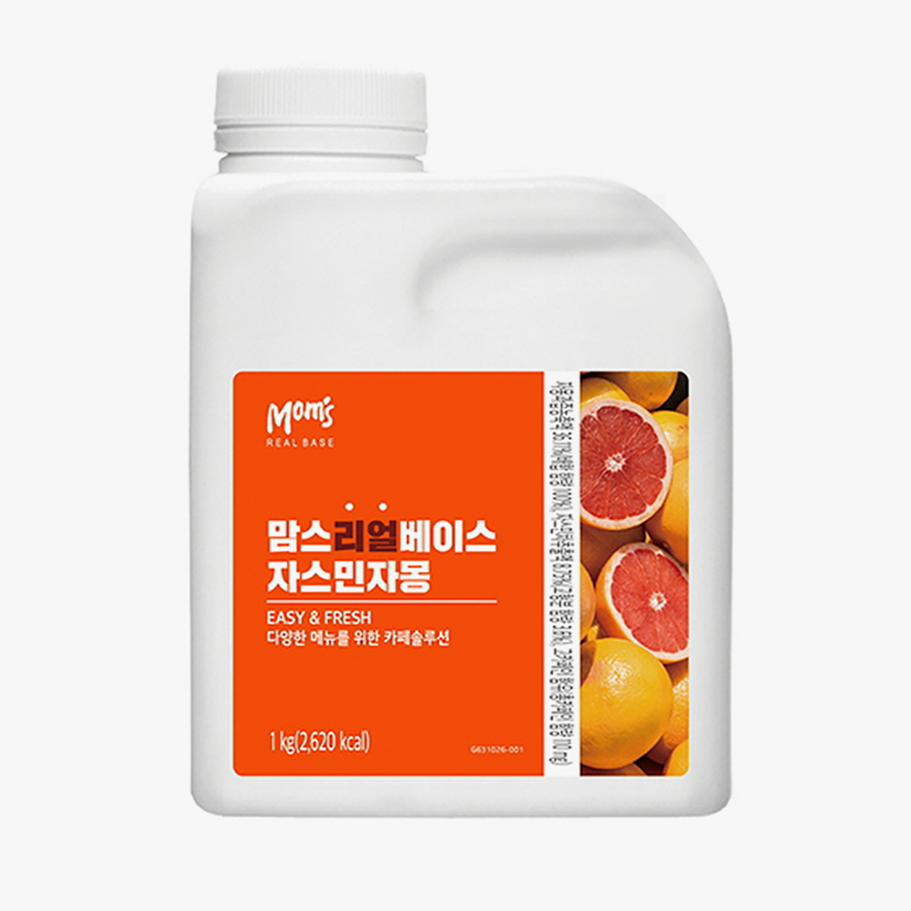 흥국에프엔비 맘스리얼베이스 자스민 자몽 1kg X 2