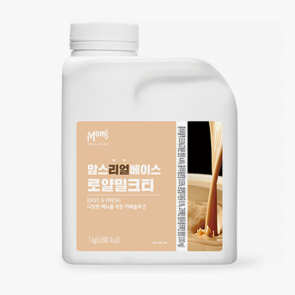 흥국에프엔비 맘스리얼베이스 로얄밀크티 1L X 2