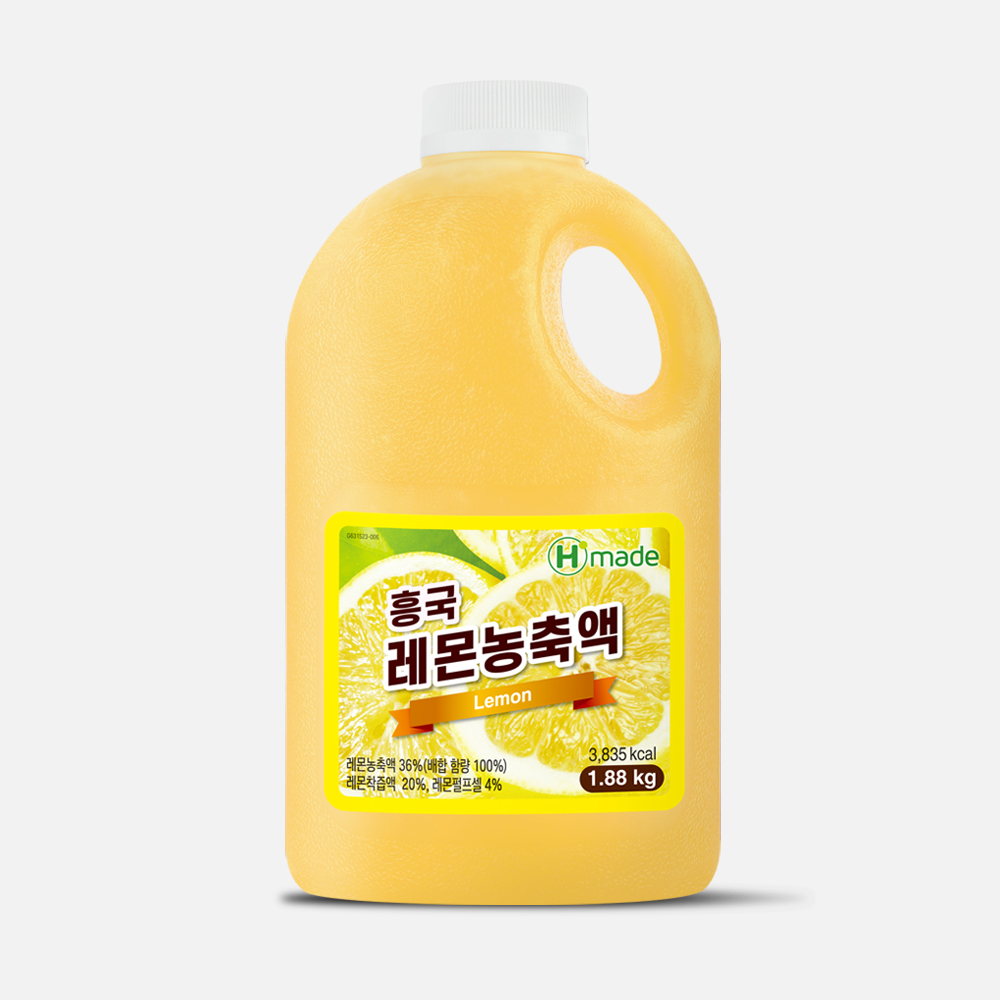 흥국에프엔비 레몬 농축액 플러스 1.88kg X 2