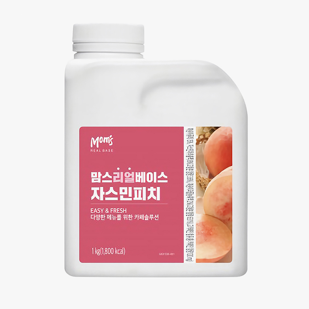 흥국에프엔비 맘스리얼베이스 자스민 피치 1kg X 2