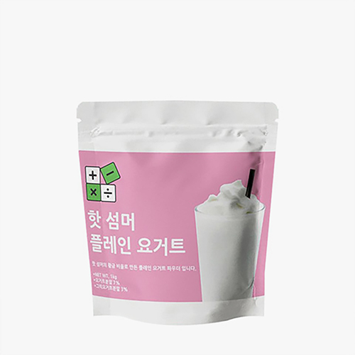 핫섬머 플레인 요거트 파우더 1kg X 2