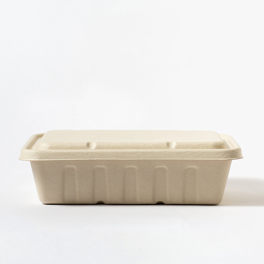 아이엠그리너 사각 펄프 용기 1칸 2500ml 200개