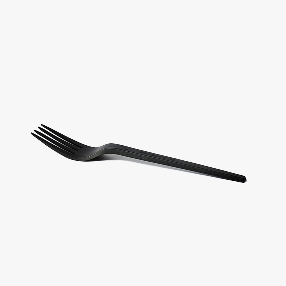 아이엠그리너 PLA 일회용 포크(블랙) 1000개