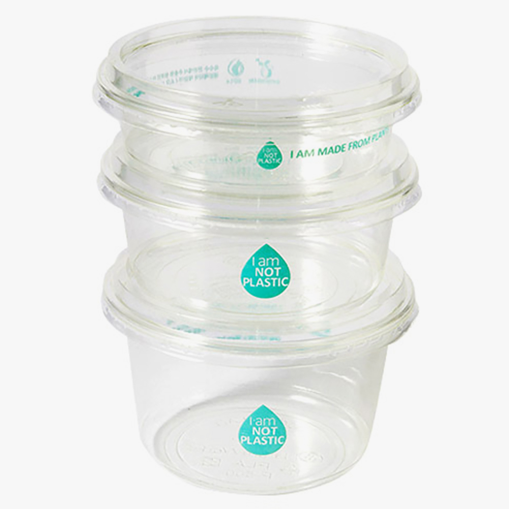 아이엠그리너 [원형호환S] PLA 투명 원형용기 500ml 1000개