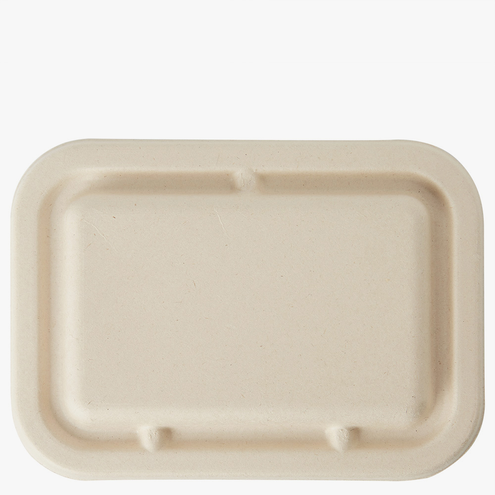 아이엠그리너 1칸 사각형 밀짚도시락 뚜껑 500ml 500개