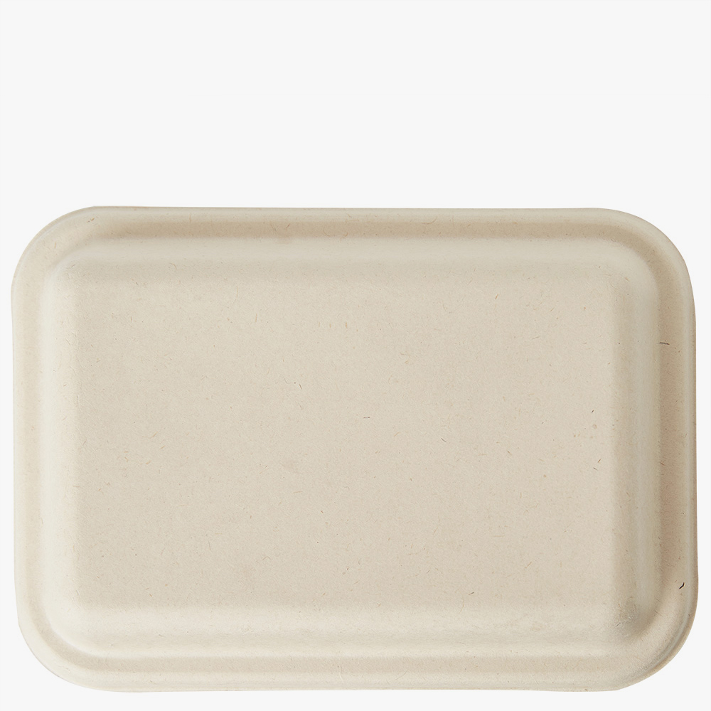 아이엠그리너 1칸 사각형 밀짚도시락 뚜껑 1000ml 500개