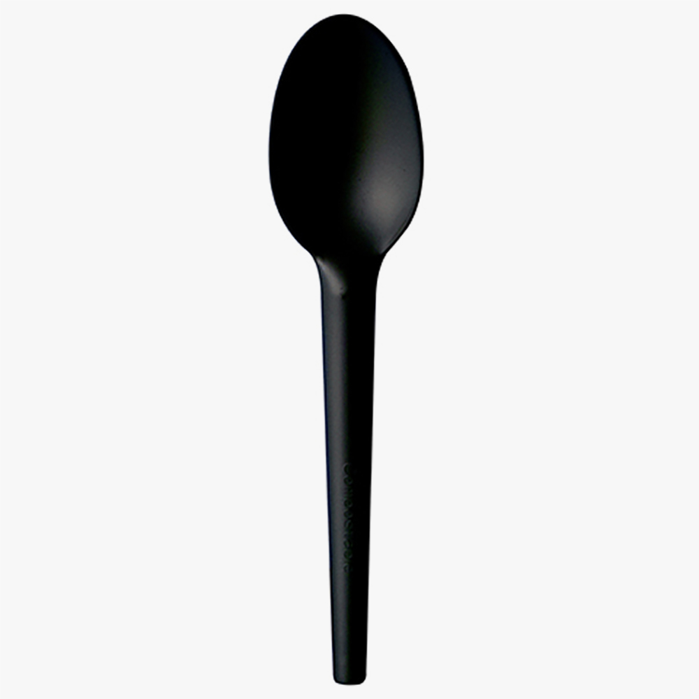 아이엠그리너 생분해 PLA 스푼 블랙 1000개