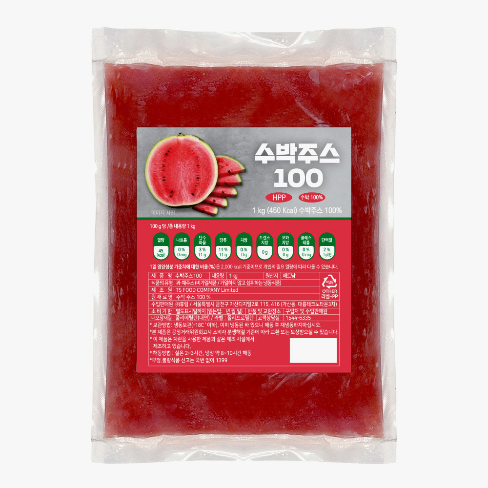 아임요 수박주스 100 1kg x 10