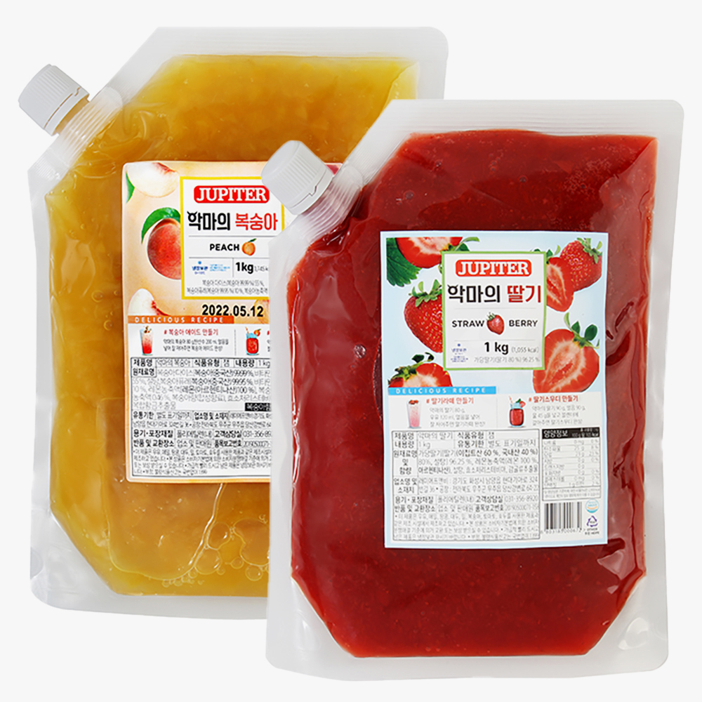 쥬피터 악마의 딸기 1kg + 악마의 복숭아 1kg