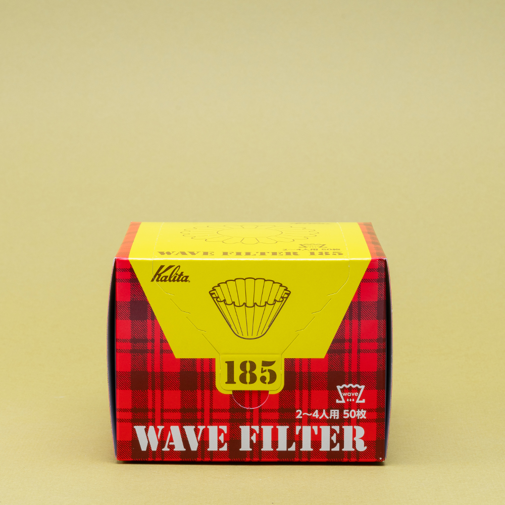 칼리타 KWF-185 웨이브 필터 화이트 (50P)