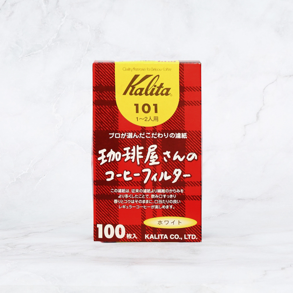 칼리타 커피샵 커피필터 101 화이트 (100매)