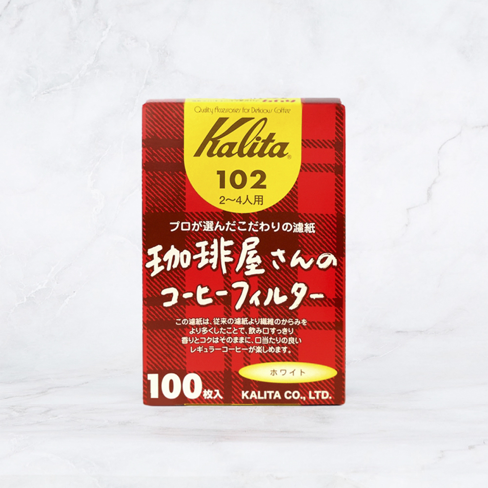 칼리타 커피샵 커피필터 102 화이트 (100매)