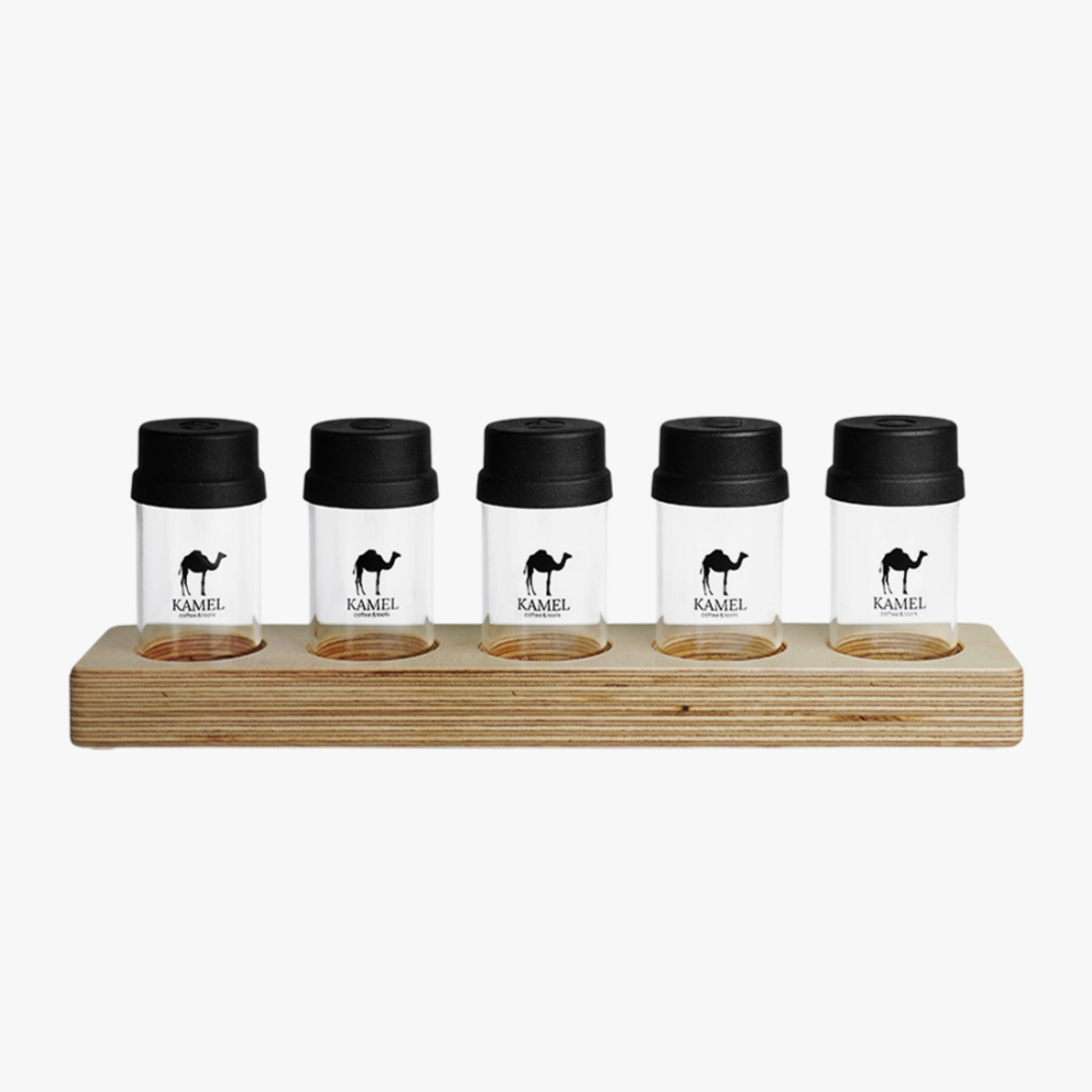 카멜 워터 트레이 5P set (자작나무 트레이 세트)