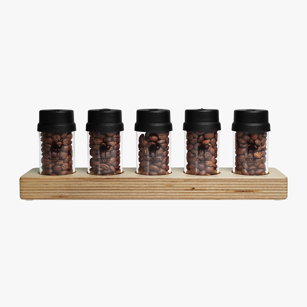 카멜 워터 트레이 5P set (자작나무 트레이 세트)