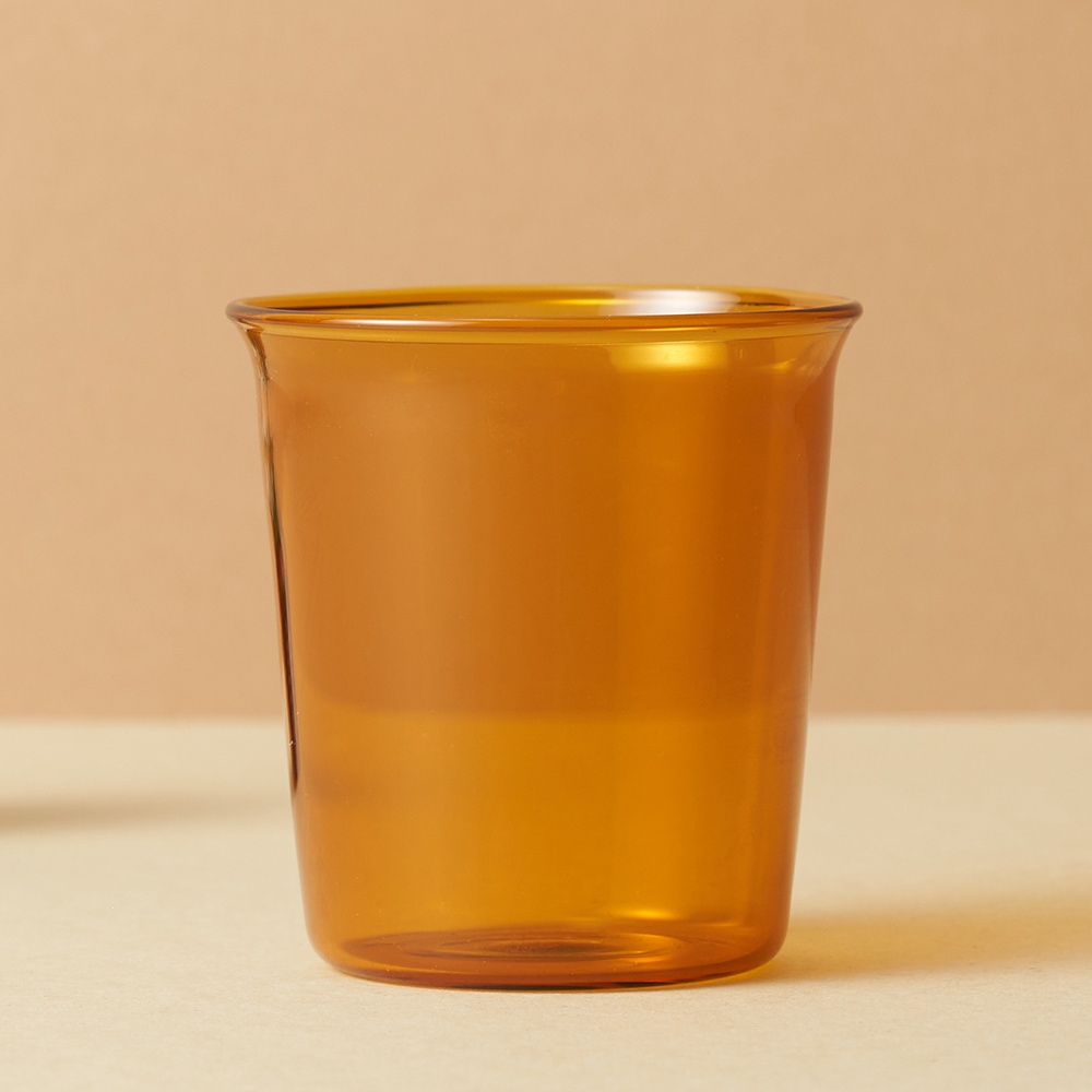 킨토 캐스트 엠버 글라스 250ml