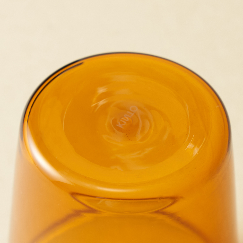 킨토 캐스트 엠버 글라스 250ml