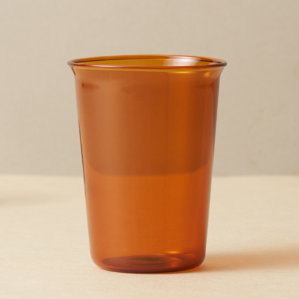 킨토 캐스트 엠버 글라스 350ml