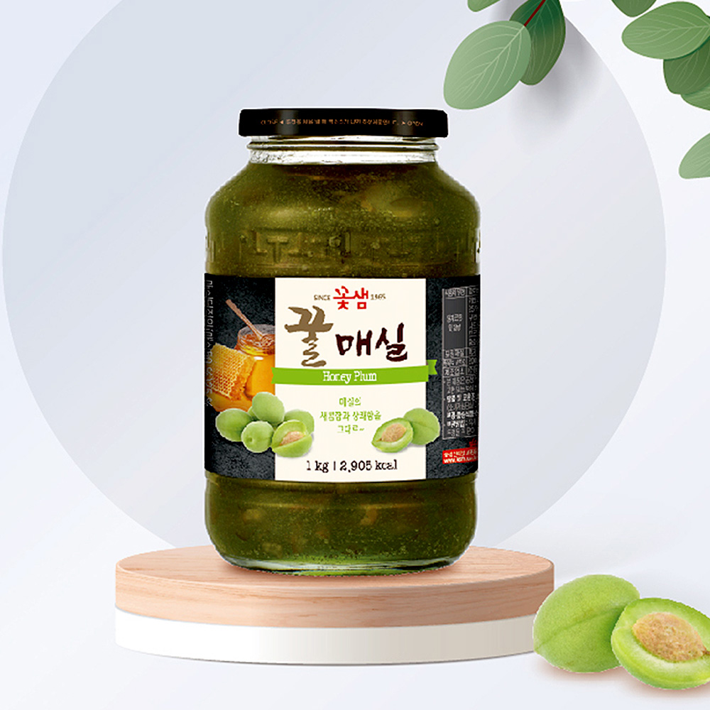 꽃샘 꿀 매실차 골드 1kg