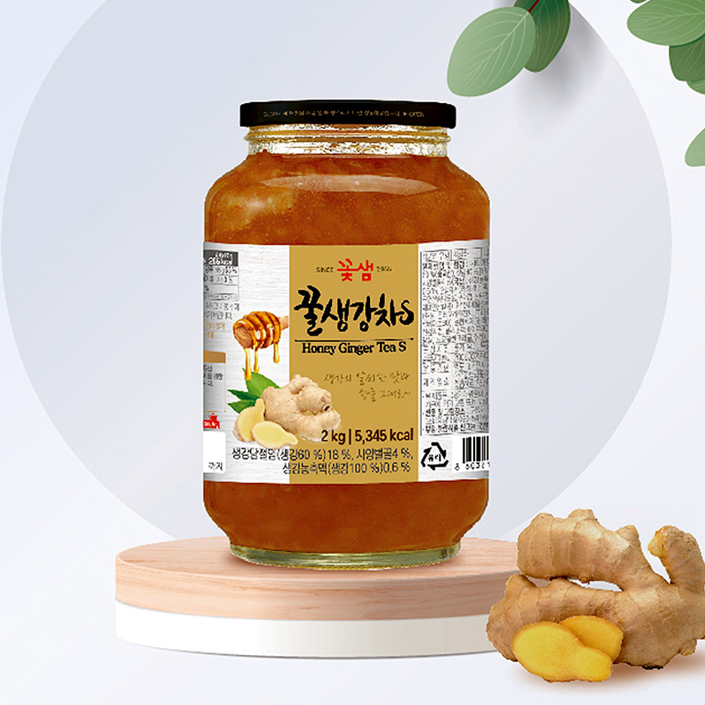 꽃샘 꿀 생강차 S 2kg