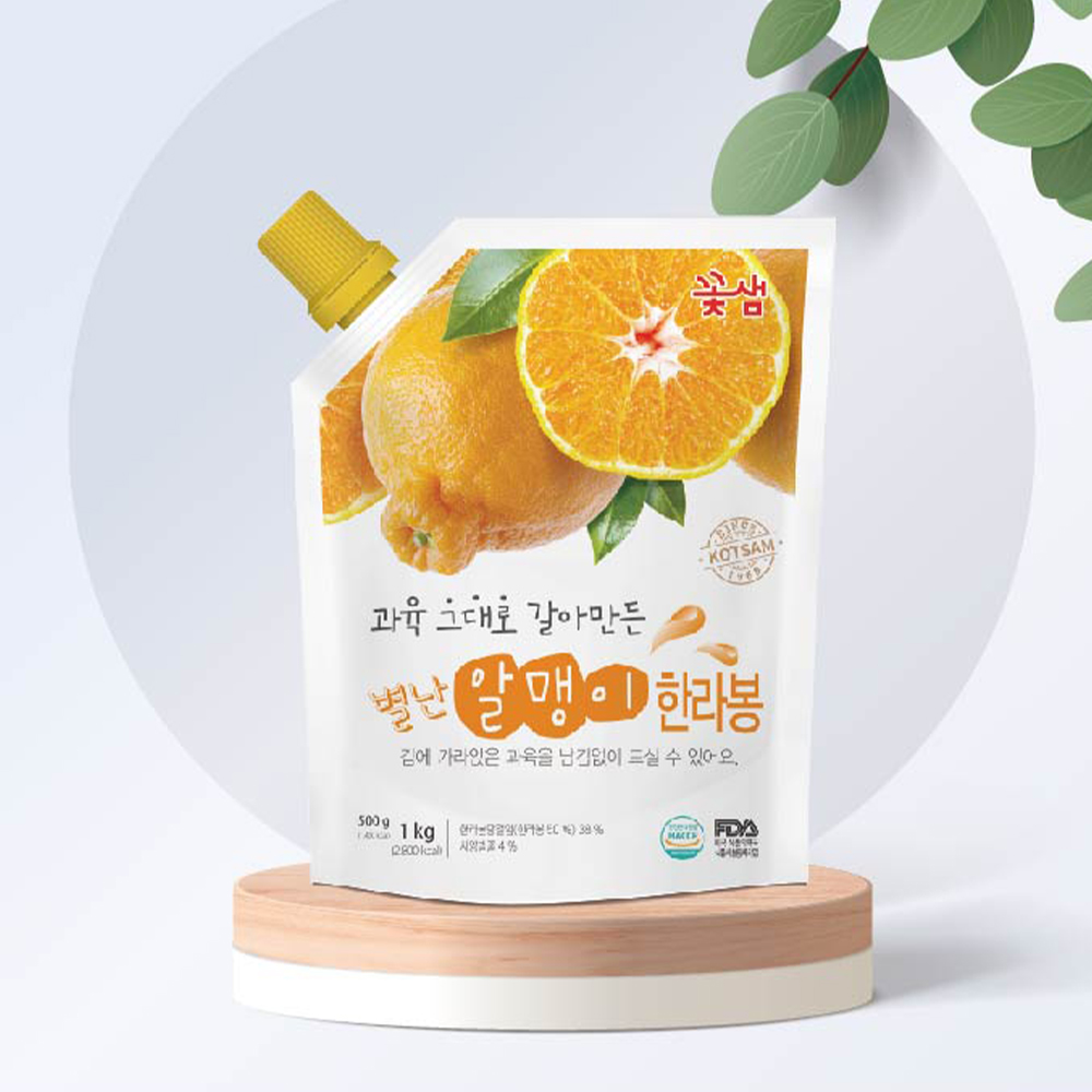 꽃샘 별난알맹이 한라봉 1kg