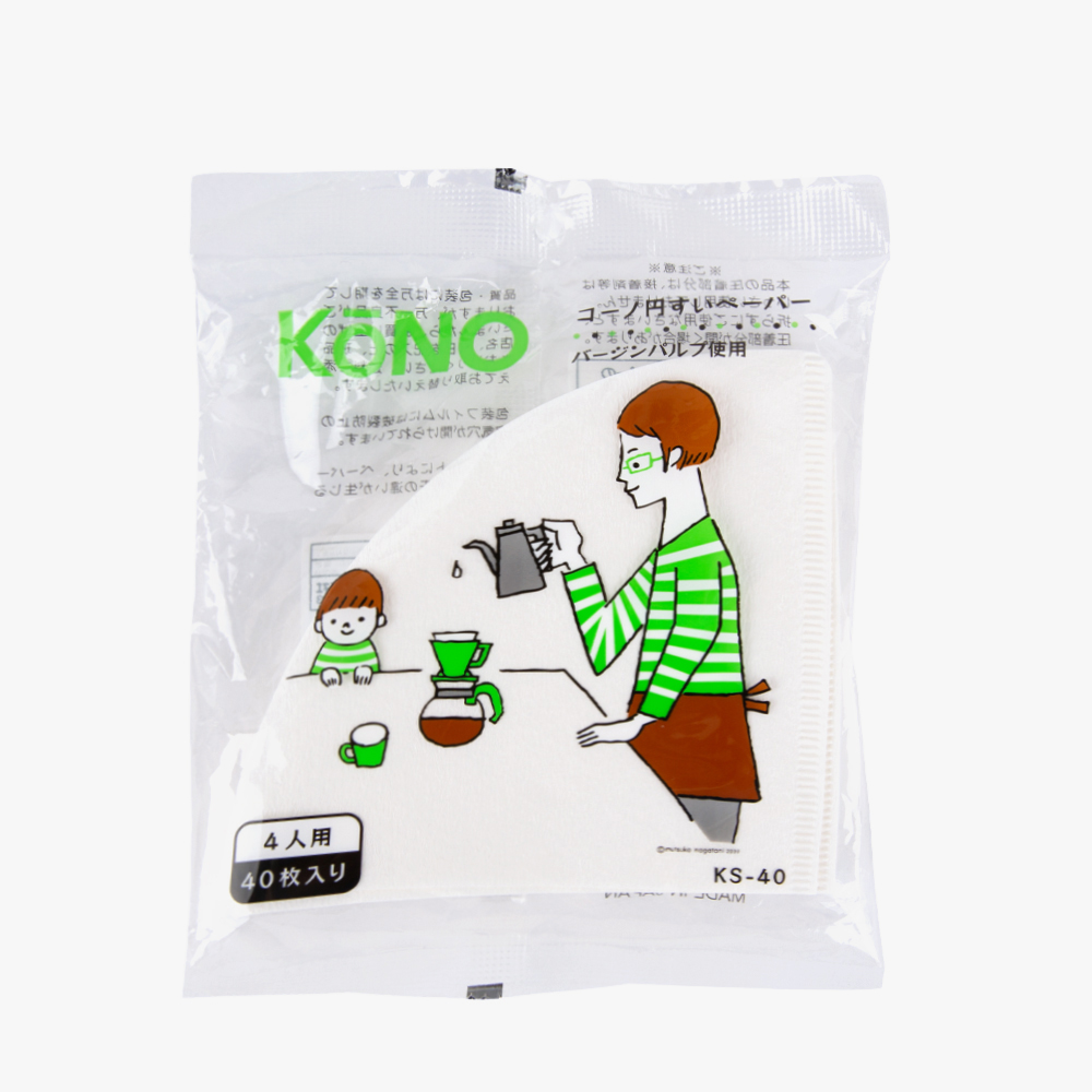 고노 필터 KS40 화이트 40매 (3~4인용)