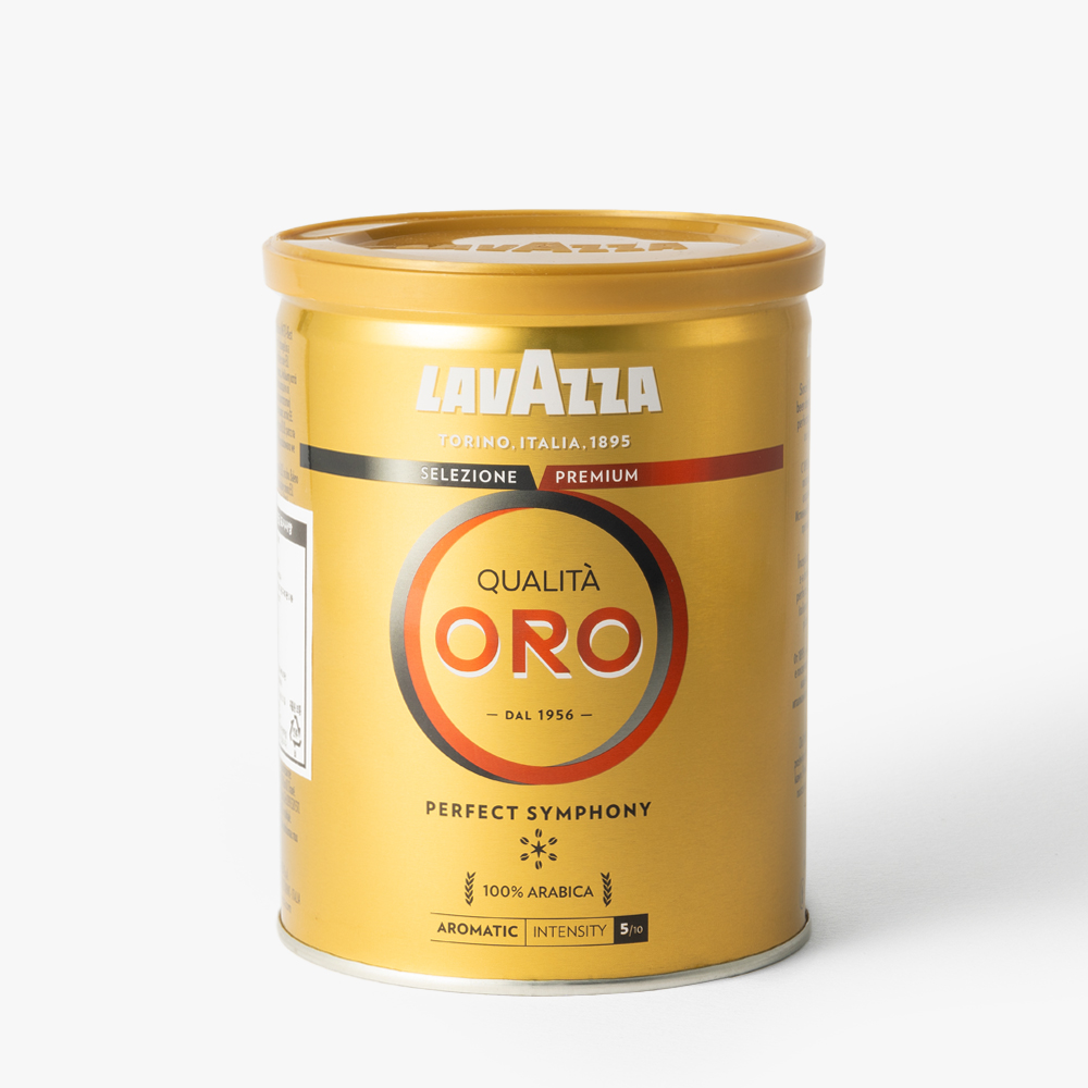 라바짜 퀄리타 오로 250g (분쇄커피 캔) 아라비카 100%