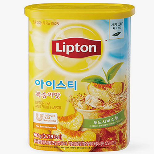 립톤 복숭아맛 아이스티 907g X 4